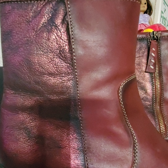 PIKOLINOS Shoes Pikolinos Metallic Red Boots Poshmark